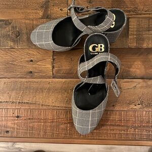 Plaid heels